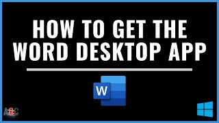 How To Get The Word Desktop App || Windows 10 screenshot 5