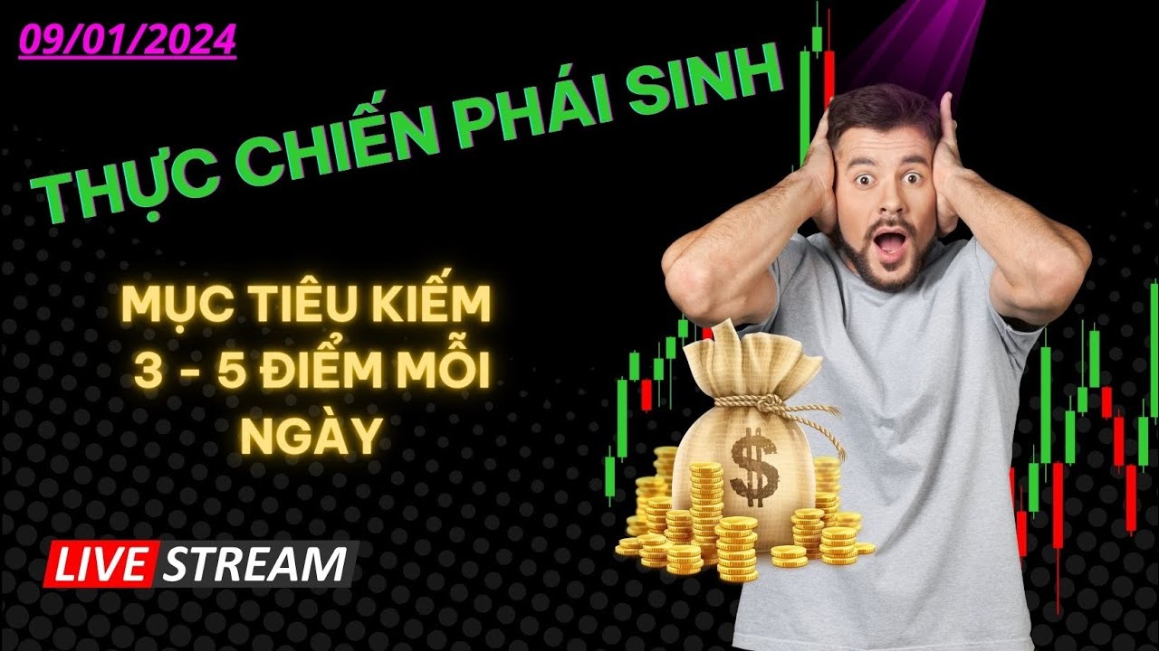 🔴🔴🔴 PHÁI SINH 09/01 | THỰC CHIẾN PHÁI SINH, TÌM BIG TREND