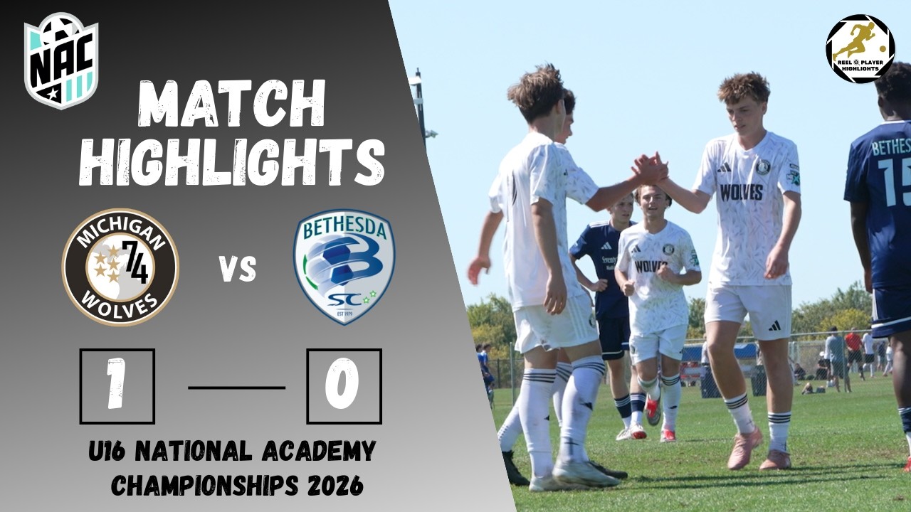 Michigan Wolves Sc National Academy Championships (U16/2010): Michigan Wolves vs Bethesda ...