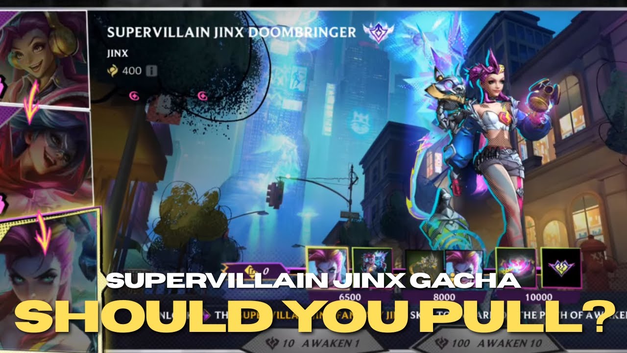 Supervillain Jinx Gacha Is HERE! Are You Pulling? | Wild Rift