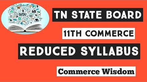 11th standard TN state board syllabus Reduced portions 2020_2021.
