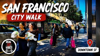 Walking Through San Francisco’s Busy Streets – Pure Downtown Energy 