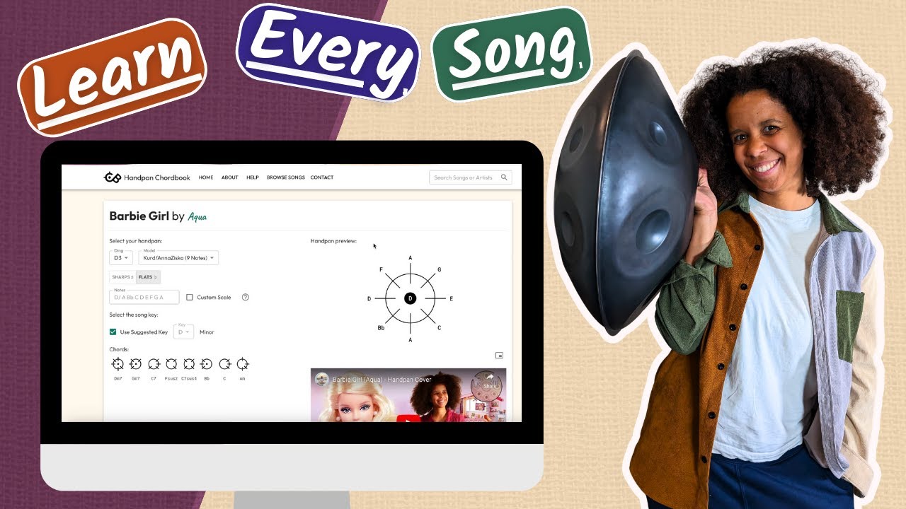 How To Use Handpan Chordbook - Covers Website