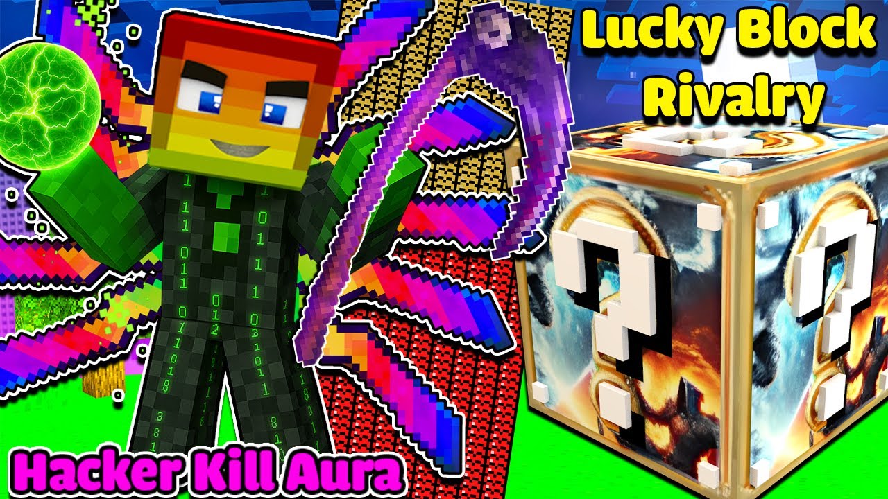 MINI GAME : RIVALRY LUCKY BLOCK BEDWARS ** GIÁP HACKER PVP SIÊU BÁ VỚI KHẢ NĂNG CHÉM XUNG QUANH