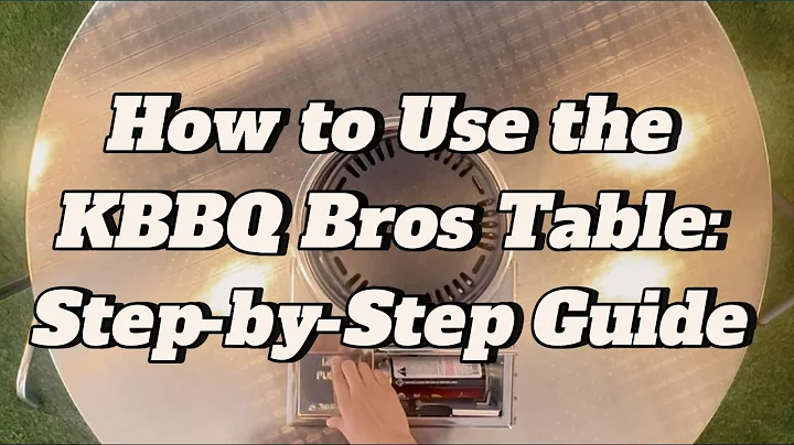 How to Use the KBBQ Bros Table: Step-by-Step Guide