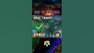 LUO YI COMBO SKILL👍 // #mlbb #combo #shorts