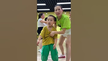 Thumbnail of How cute is the Chinese coach's son? A young boy who loves sports! #dance #diet #funny