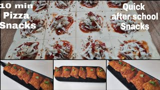 Instant Pizza Nuggets | Easy Pizza Snacks | Pizza Rolls | 10 min Pizza Pockets | Pizza Pouch Recipe