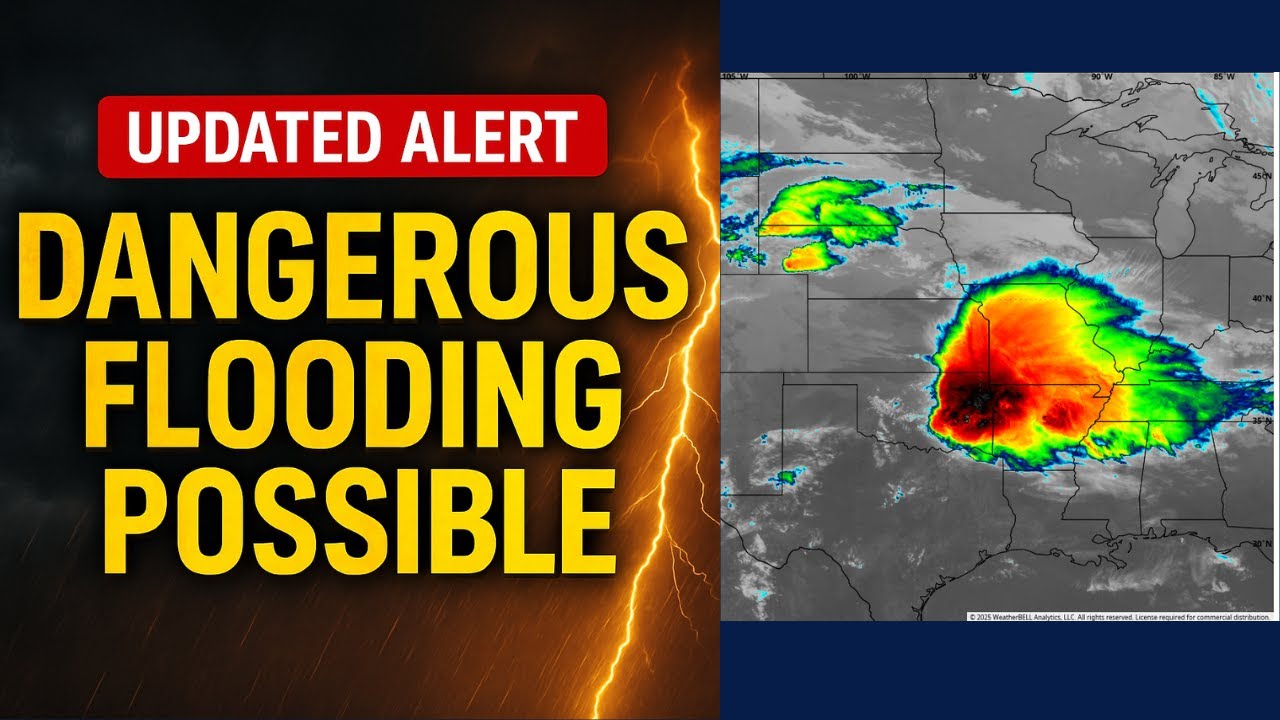 BREAKING - Flash Flood Danger Spreads Across the South & Midwest - YouTube