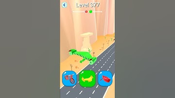 Shape-shifting Funny Race All Level Gameplay Walkthrough Master Level #377 BeamNG.drive #Shorts