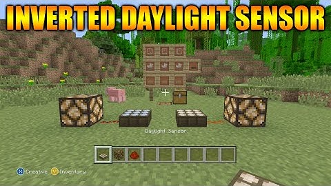 ★Minecraft Xbox 360 + PS3: TU25 Update - Inverted Daylight Sensor FULL tutorial + Iron Trap Doors★