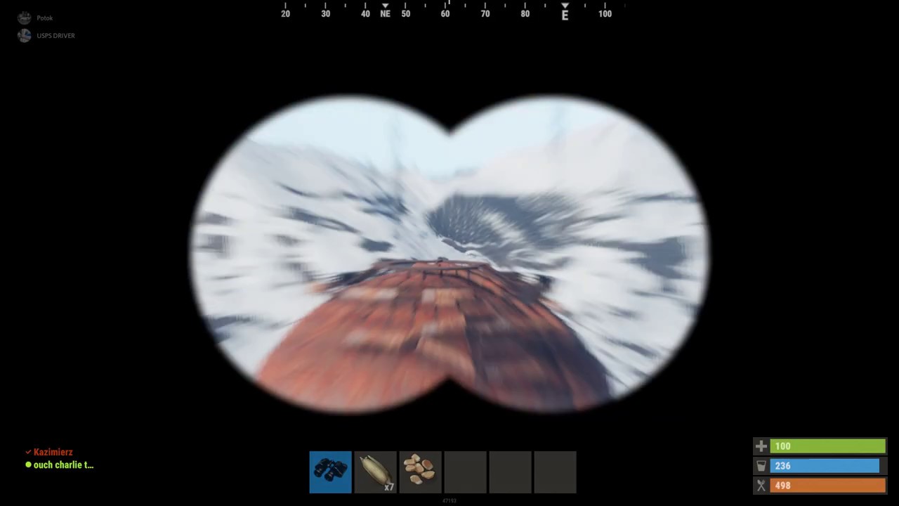 flying an air ballon in rust because i am bored