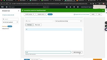 Building an AI chatbot using aws Bedrock-lex-RAG sytem