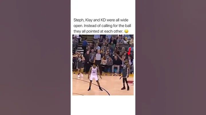 Curry, Klay, and KD were wide open. Instead of calling for the ball, they pointed at eachother 🤣❤️