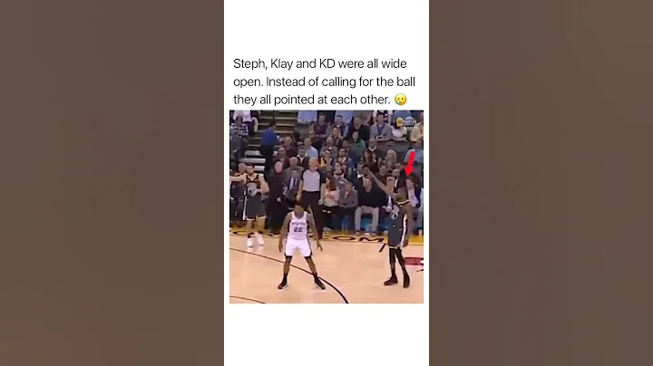 Curry, Klay, and KD were wide open. Instead of calling for the ball, they pointed at eachother 🤣❤️ - DayDayNews