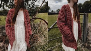 【COSYHARU】 Cotton waffle pocket cardigan mqdefault.jpg