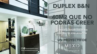 Reforma integral en duplex de 40m2