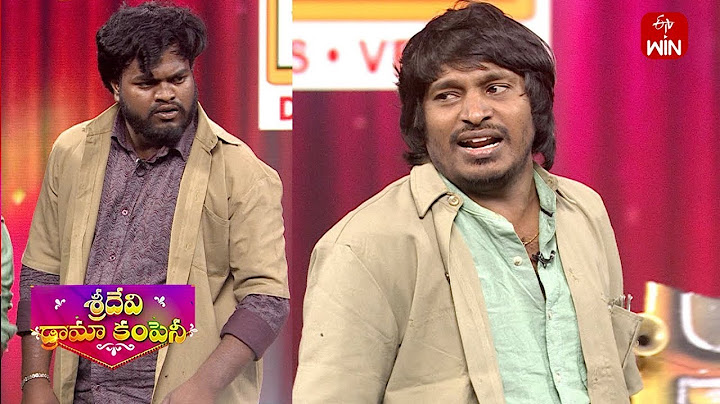 "Yadamma Raju, Bhaskar Ultimate Comedy Showdown | Sridevi Drama Company | Etv #Anchorravi