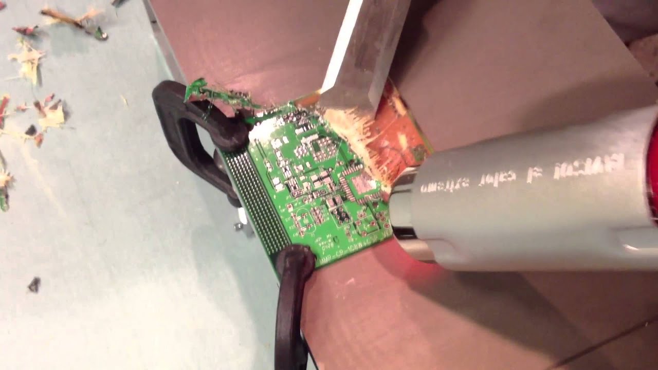 PCB Delayering (Unsuccessful) Heat Gun 2 YouTube