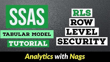 Row Level Security RLS  in SSAS Tabular Model - SSAS Tutorial (16)
