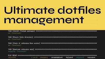 The ultimate dotfiles setup