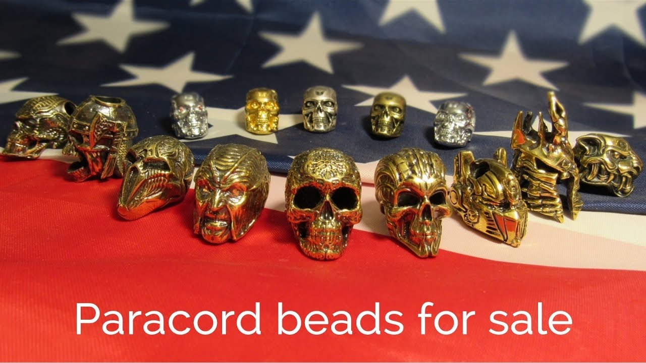 Paracord beads on Amazon for making bracelet, lanyard, keychain