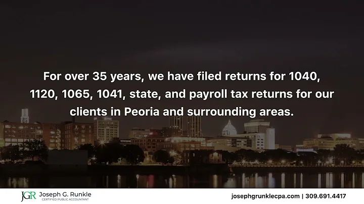 Joseph G. Runkle, CPA Peoria Illinois 61614