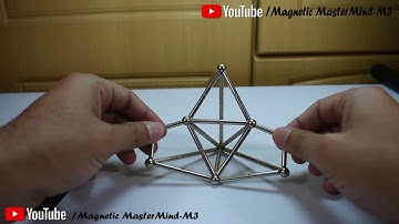 Creating Amazing MAGNETIC PYRAMID By Magnetic MasterMind-M3