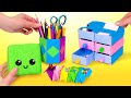 5 DIY SCHOOL SUPPLIES || Easy Crafts From Materials You Already Have On Your Desk