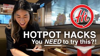 we tried VIRAL Haidilao Hot Pot HACKS