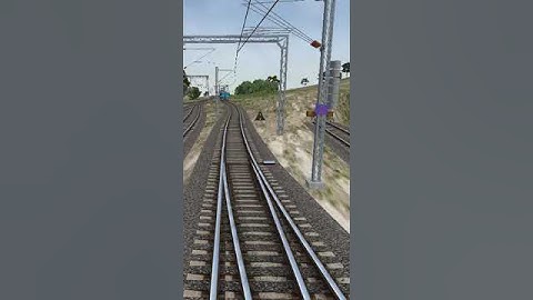 Automatic Track Change  #openrails #indianrailways