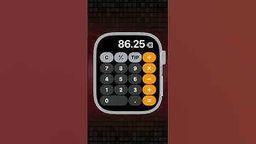MacMost #Shorts – Calculate a Tip and Split the Bill With the Apple Watch Calculator App