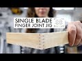How to make finger joints on the table saw  box joint  joinery  woodworking how to