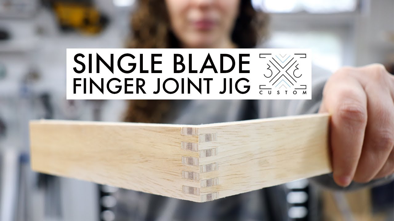 How to Make Finger Joints on the Table Saw // Box Joint 