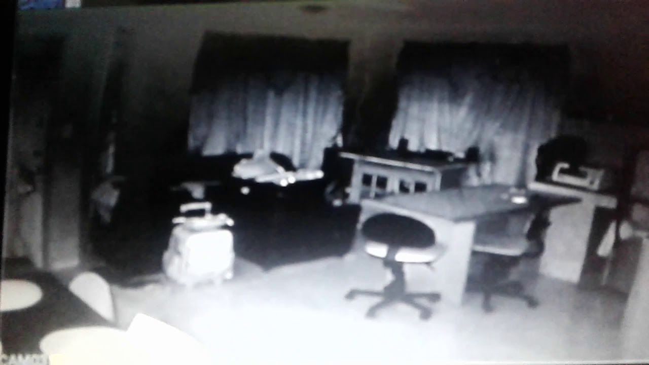 Real Black Spirit Orb, caught unexpectedly above curtain going left downwards