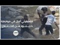 شاهد فلسطيني أعزل في مواجهة 4 جنود من الاحتلال