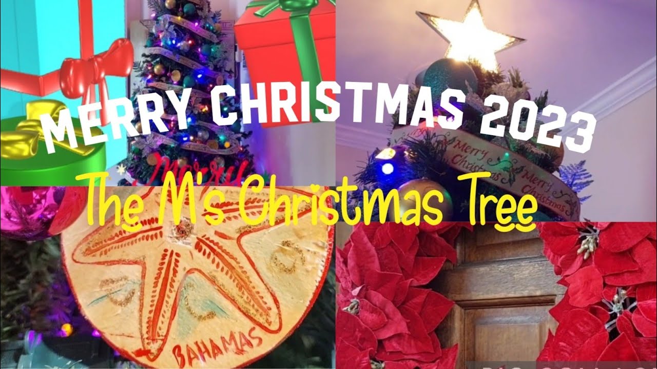 THE M's CHRISTMAS TREE MERRY CHRISTMAS 2023 🎄🎄🎄christmas 