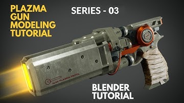 Blender tutorial | Plasma gun modeling part- 03 in blender | blender tutorial for beginners | 3D