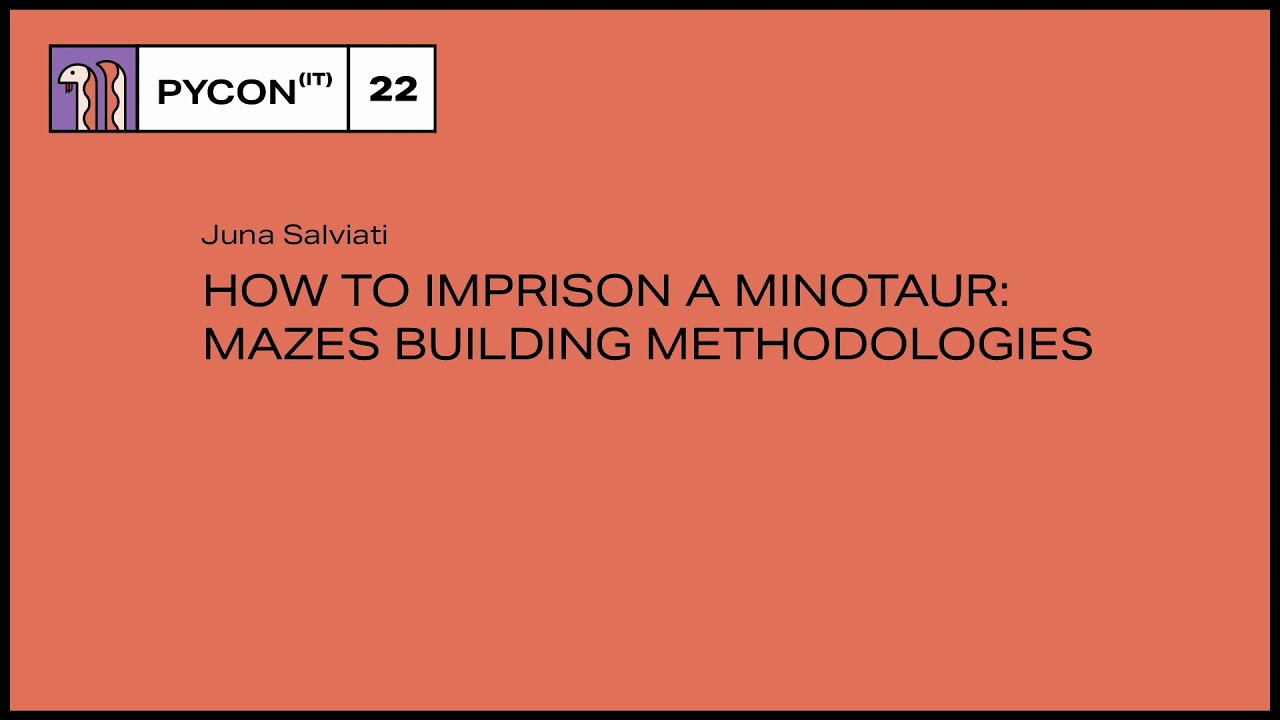 Image from How to imprison a minotaur: mazes building methodologies