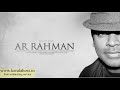 A r rahman songs complete collections nonstop music mp3