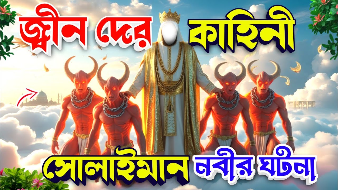 জ্বিনদের বোকা বানালেন সোলায়মান (আঃ)! পিঁপড়ার মুখে সত্য ফাঁস! ইসলামিক গল্প | 