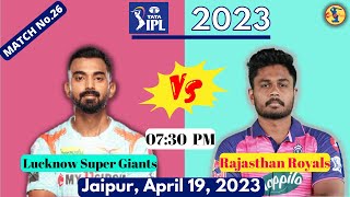 IPL 2023 | Data Visualisation of Match 26 | LSG vs RR | #ipl2023 #crickotrivia #datavisualization