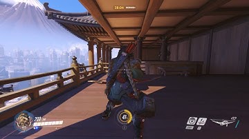 Hanamura Hanzo gap jump (Overwatch)