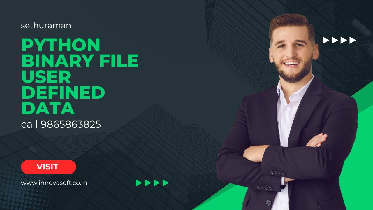 Python binary file user defined data - YouTube