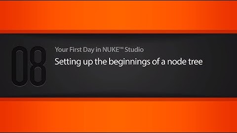 Nuke Studio | Setting Up A Node Tree