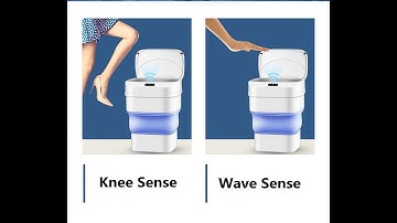 Lixeira Com Sensor De Abertura Retratil Higienica Automatica Inteligente Ultravendas