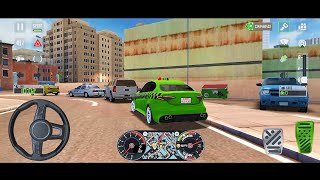 New famous Alfa Car ⚡ amazing latest taxi ride with 💥 taxi simulation games @Gameplay.4u screenshot 1