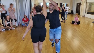 Bruna Pecanha and Felipe Lira, demo at Helsinki Zouk Festival 2023