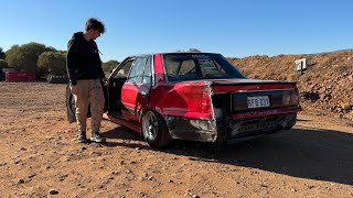 I CRASHED MY R31 DRIFT CAR AGAIN, BADLY - DANNATS X PARK BIRTHDAY BASH 24 - TEAM DESTROY