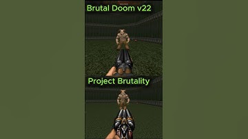 Doom 2 mods weapons Comparison Brutal Doom v22 and Project Brutality Super Shotgun